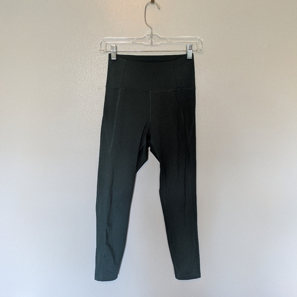Girlfriend Collective Leggings Ankle Length Green Small - Picture 1 of 9